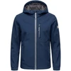 Vyriška softshell striukė su gobtuvu Ombre, tamsiai mėlyna