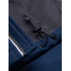 Vyriška softshell striukė su gobtuvu Ombre, tamsiai mėlyna