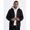 Vyriška SOFTSHELL striukė su vilnoniu viduriu - juoda