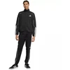 Vyriškas adidas 3-Dryžių sportinis kostiumas Juodas JN1817