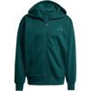 Vyriškas adidas ALL SZN Fleece džemperis su pilnu užtrauktuku Žalias JX5101