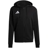 Vyriškas adidas Entrada 26 džemperis su gobtuvu ir užtrauktuku, juodas KF5945