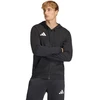 Vyriškas adidas Entrada 26 džemperis su gobtuvu ir užtrauktuku, juodas KF5945