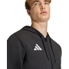 Vyriškas adidas Entrada 26 džemperis su gobtuvu ir užtrauktuku, juodas KF5945