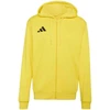 Vyriškas adidas Entrada 26 džemperis su gobtuvu ir pilnu užtrauktuku Geltonas KF8964