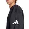 Vyriškas adidas Essentials Laisvo Kirpimo 3 Juostų Logotipo Sportinis Džemperis Juodas JF3542