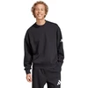 Vyriškas adidas Essentials Laisvo Kirpimo 3 Juostų Logotipo Sportinis Džemperis Juodas JF3542