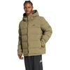 Vyriškas adidas Helionic Climawarm striukė su gobtuvu, alyvuogių JX0580