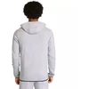 Vyriškas adidas Tiro 26 kelioninis džemperis su gobtuvu, pilkas KF6077