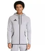 Vyriškas adidas Tiro 26 kelioninis džemperis su gobtuvu, pilkas KF6077
