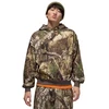 Vyriškas Air Jordan Brooklyn Realtree Fleece Džemperis su Gobtuvu, Vidutinio Alyvuogių Spalvos - HV1860-222