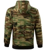 Vyriškas džemperis Malfini Camo Zipper, kamufliažinis ir rudas