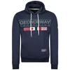 Vyriškas džemperis su gobtuvu Geographical Norway, tamsiai mėlynas
