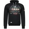 Vyriškas džemperis su gobtuvu Geographical Norway Gexpe DB 100, juodas