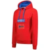 Vyriškas džemperis su gobtuvu Geographical Norway Gadrien, raudonas