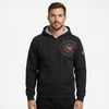 Vyriškas džemperis su gobtuvu Geographical Norway, juodas