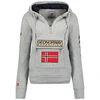 Vyriškas džemperis su gobtuvu Geographical Norway, pilkas