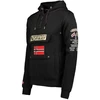 Vyriškas džemperis su gobtuvu Geographical Norway Gymclass, juodas