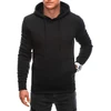 Vyriškas džemperis su gobtuvu juodas
