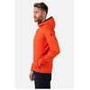 Vyriškas džemperis su gobtuvu Rossignol Mid Layer Thin Fz, oranžinis