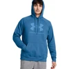 Vyriškas džemperis su gobtuvu Under Armour Rival Fleece Logo, mėlynas
