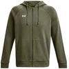 Vyriškas džemperis su gobtuvu Under Armour Rival Fleece, chaki