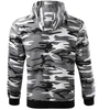 Vyriškas džemperis su užtrauktuku Malfini Camo Zipper, pilkas