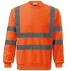 Vyriškas fluorescencinis džemperis Rimeck HV Essential, oranžinis