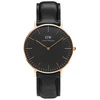 Vyriškas laikrodis DANIEL WELLINGTON Classic Juodas Sheffield DW00100127 (zw002a)