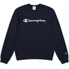 Vyriškas medvilninis džemperis Champion Crewneck, tamsiai mėlynas