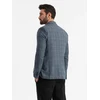 Vyriškas mėlynas languotas švarkas