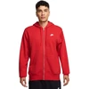 Vyriškas Nike Club BB FZ džemperis su gobtuvu, raudonas, FN3861 657