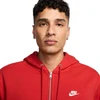 Vyriškas Nike Club BB FZ džemperis su gobtuvu, raudonas, FN3861 657