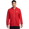 Vyriškas Nike Club BB FZ džemperis su gobtuvu, raudonas, FN3861 657