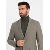 Vyriškas pilkas languotas švarkas su vilna – elegantiškas ir stilingas