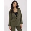 Vyriškas švarkas khaki spalvos elegantiškam įvaizdžiui