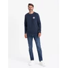 Megztinis - tamsiai mėlynas