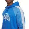 Vyriškas Under Armour Rival Fleece spalvotas džemperis su gobtuvu mėlynas 6003958 402