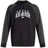 Vyriškas Under Armour Rival Fleece spalvotas džemperis su gobtuvu juodas 6003958 001