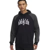 Vyriškas Under Armour Rival Fleece spalvotas džemperis su gobtuvu juodas 6003958 001
