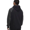 Vyriškas Under Armour Rival Fleece spalvotas džemperis su gobtuvu juodas 6003958 001