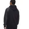 Vyriškas Under Armour Rival Fleece spalvotas džemperis su gobtuvu juodas 6003958 001