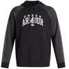 Vyriškas Under Armour Rival Fleece spalvotas džemperis su gobtuvu juodas 6003958 001