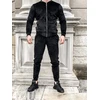 Vyriškas veliūrinis "Anarchy" kostiumas - Juodas
