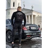Vyriškas veliūrinis "Anarchy" kostiumas - Juodas