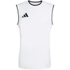 Vyriški adidas Entrada 26 marškinėliai be rankovių balti KB3928