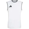Vyriški adidas Entrada 26 marškinėliai be rankovių balti KB3928