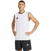 Vyriški adidas Entrada 26 marškinėliai be rankovių balti KB3928