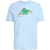 Vyriški adidas Novelty Mint marškinėliai, šviesiai mėlyni JZ5038