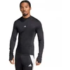 Vyriški adidas Techfit Cold.Rdy juodi ilgarankoviai marškinėliai JL5623